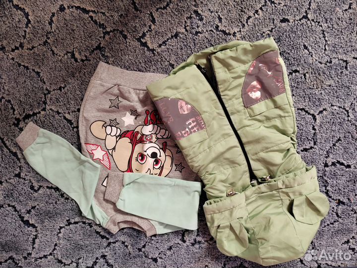 Жилетка и кофта