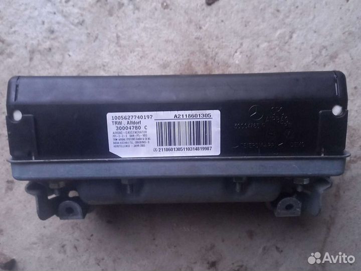 Подушка безопасности пассажира mercedes w211