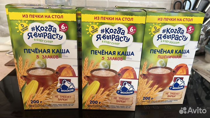 Детские каши. Сроки в норме