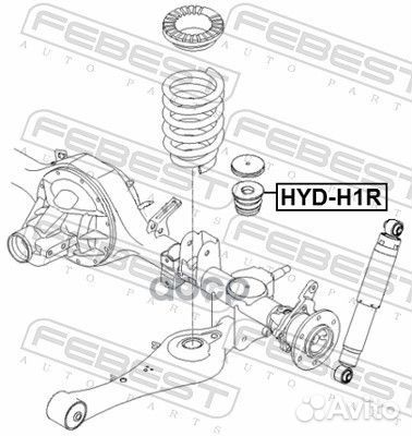 Отбойник амортизатора зад прав/лев hydh1R