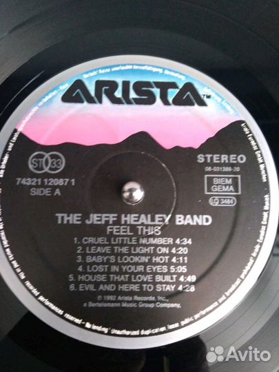 Винил The Jeff Healey Band-Feel This