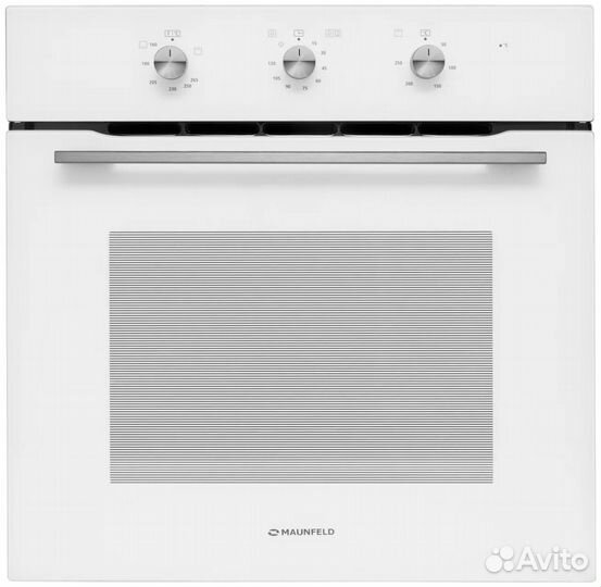 Газовый духовой шкаф maunfeld mogs703W, белый