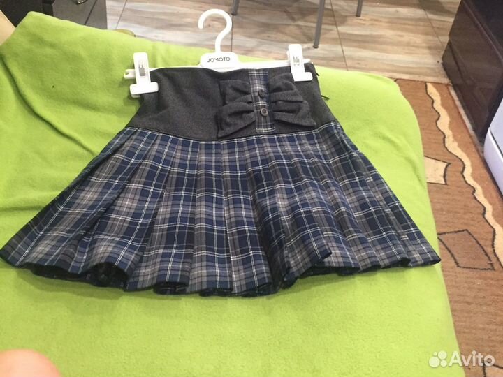 Школьная юбка Серая на 1 класс