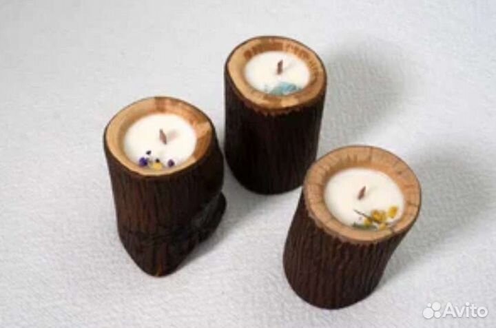 Ароматическая свеча ручной работы