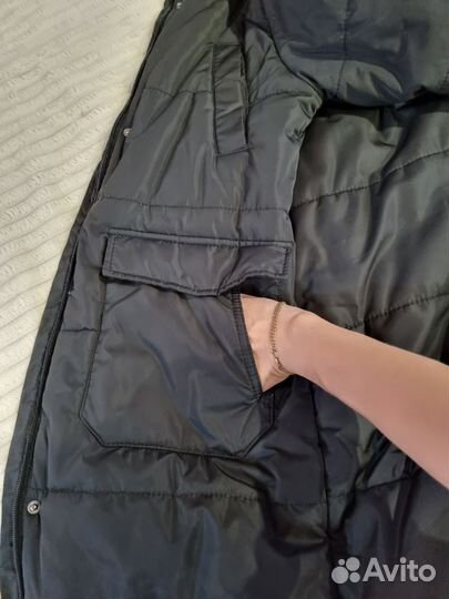 Пуховик женский длинный