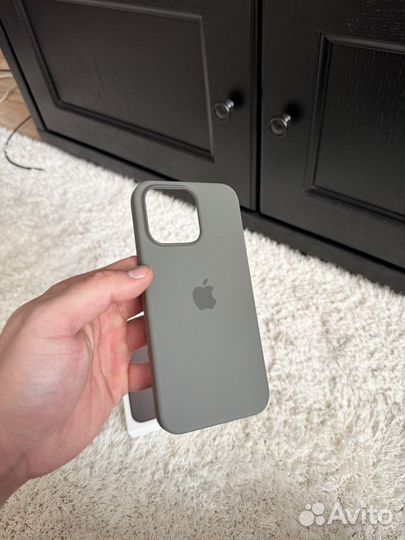 Apple silicone case iPhone 15 pro max, Clay