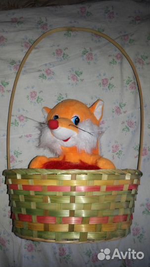 Корзина плетеная лукошко пасхальная
