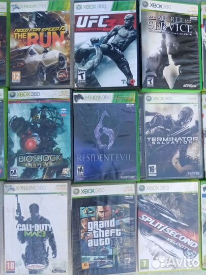 Игры диски на xbox 360