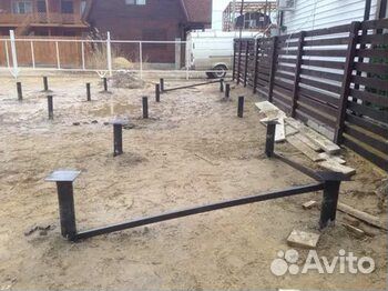 Монтаж винтовых свай / Сваи под ключ