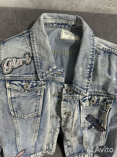 Джинсовая куртка женская