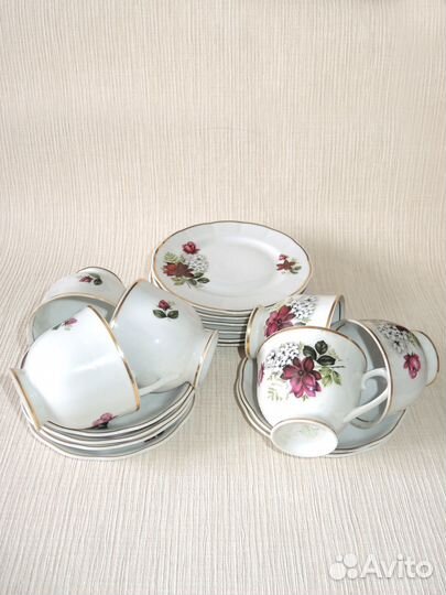 Румынский фарфор. Кофейный сервиз