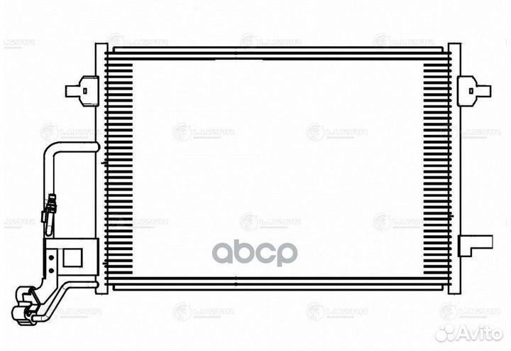 Радиатор кондиц. для а/м VW Passat B5 (00) /Sko