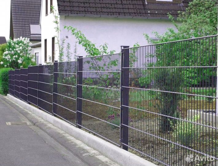 Заборы из 2D сетки под ключ