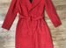 Пальто женское драповое красное Electra 42 (xs-s)