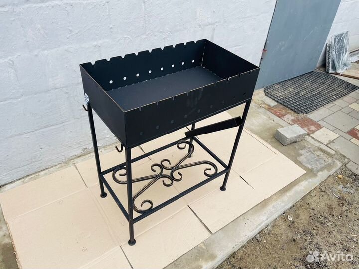 Мангал разборный с дровницей арт.6215/2