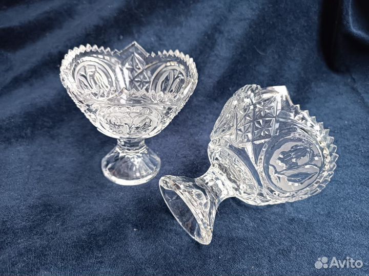 Хрусталь СССР, салатницы, бокалы, рюмки