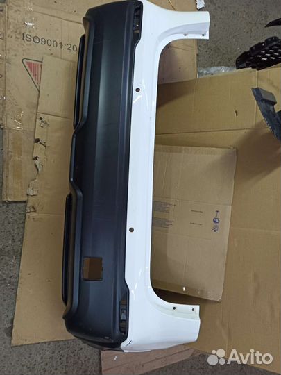 Nissan qashqai j11 рестайлинг бампер задний белый