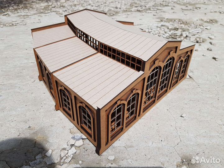 Веерное депо. Кит набор 1/87