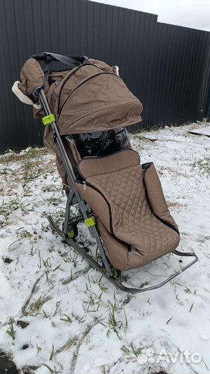 Детские санки коляска