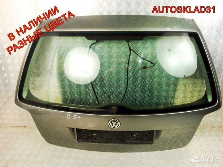 Дверь багажника со стеклом VW Passat B5+ 3B9827025