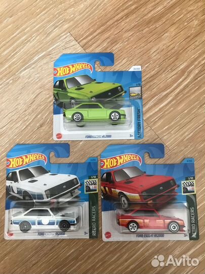 Hot wheels ford escort, 1/64