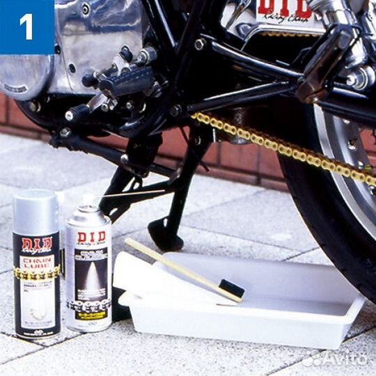 Чистка, смазка мотоцепи