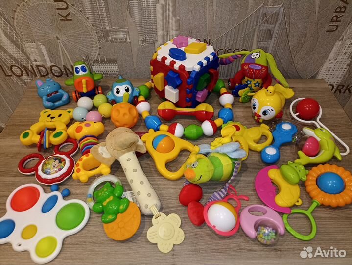 Погремушки грызунки игрушки. Набор 3