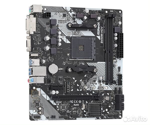 Материнская плата Asrock B450M-HDV R4.0