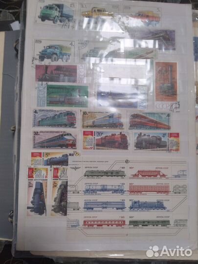 Марки транспорт и космос