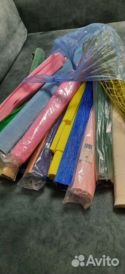 Гофрированная бумага пакетом