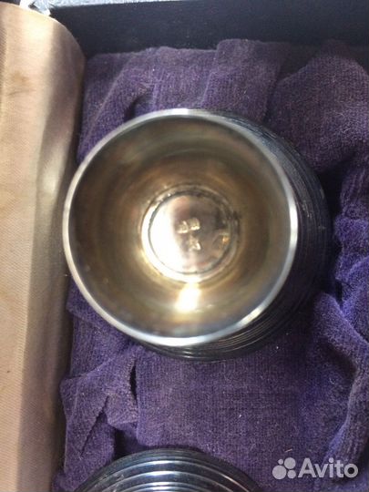 Рюмки для саке серебро япония