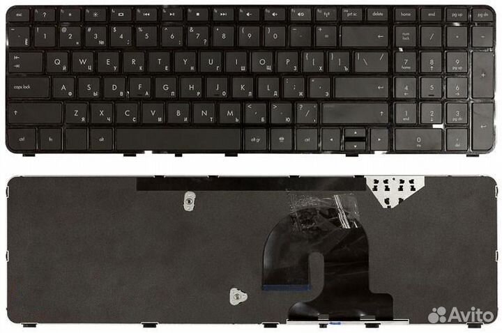 Клавиатура HP Pavilion dv7-4000 черная c рамкой