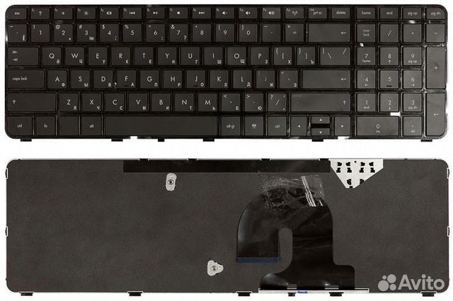 Клавиатура HP Pavilion dv7-4000 черная c рамкой