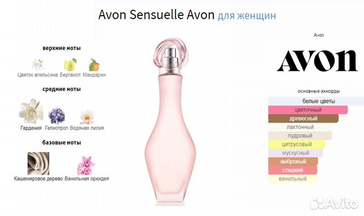 Sensuelle avon Эйвон сенсуэль парфюм раритет