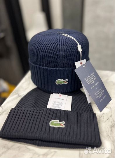 Мужская шапка Lacoste