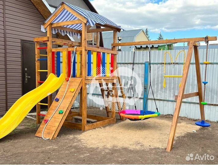 Детская площадка, спортивный комплекс