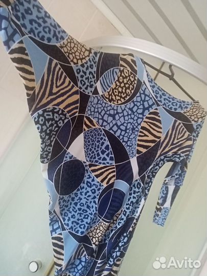 Туника с леопардовым принтом