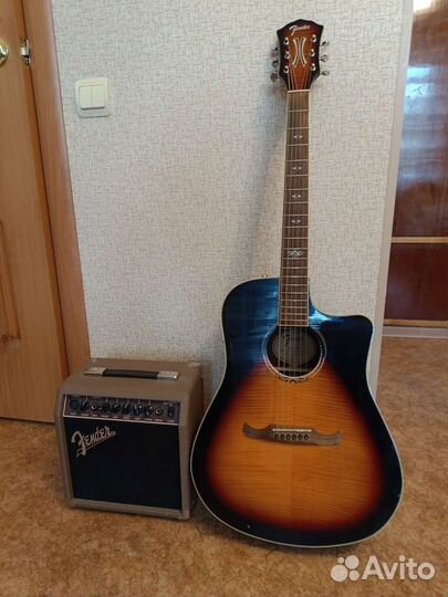Электроакустическая гитара fender