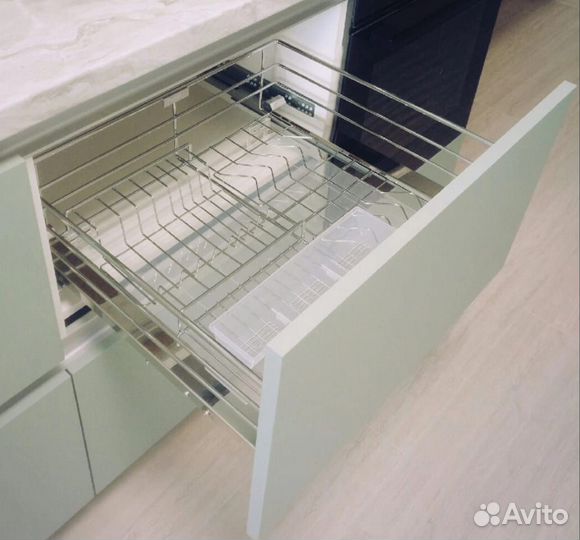Выдвижная сушилка для посуды, в шкаф 60 см