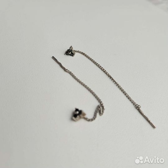 Серебряные серьги