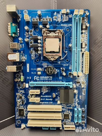 Материнская плата Lga 1155 Gigabyte GA-P61M-S3