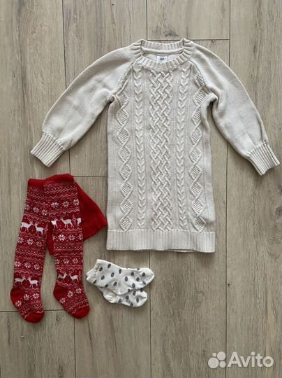 Одежда пакетом на девочку 92 gap primark