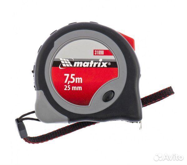 Рулетка Continuous fixation, 7, 5 м х 25 мм, двух