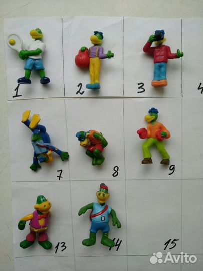 Данон, Дино, растишка, фигурки