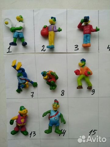 Данон, Дино, растишка, фигурки