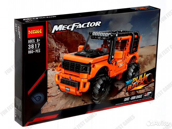 Конструктор Внедорожник Decool MecFactor