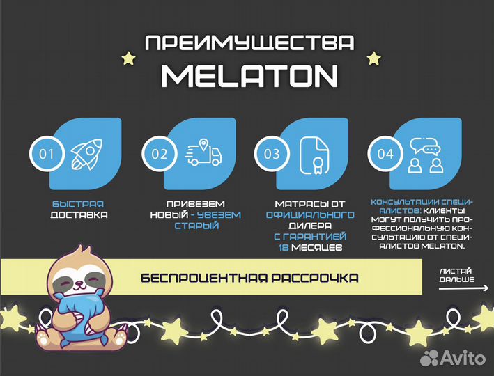 Матрас беспружинный