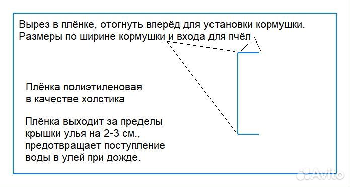 Улей для формирования отводка пчёл