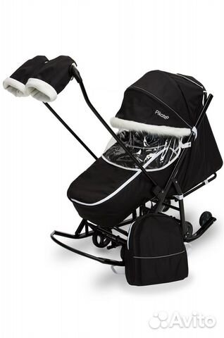 Детские санки коляска Pikate «арктик» модель 2022