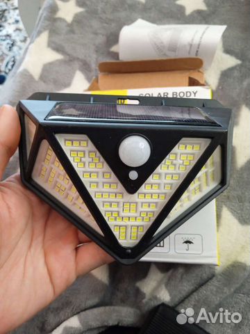 Фонарь на солнечной батарее новый